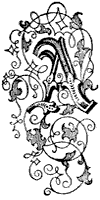 Clipart ETC Floral Letter Cliparts